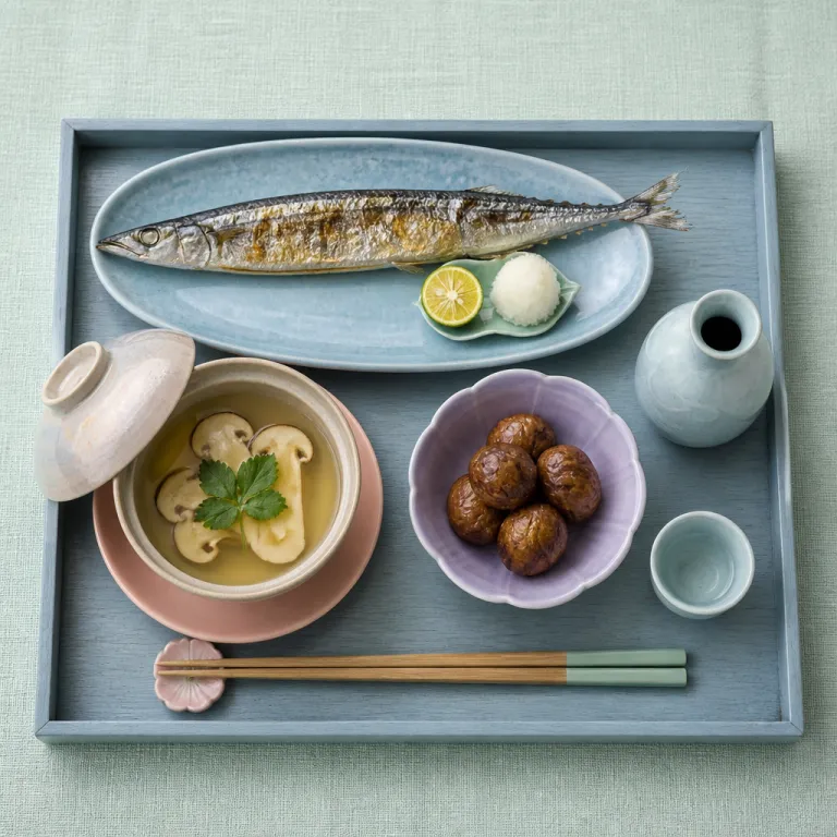 Autumn on the Tray: The Matsutake, Sanma and Chestnut Courses That Only Appear in a Fall Kaiseki