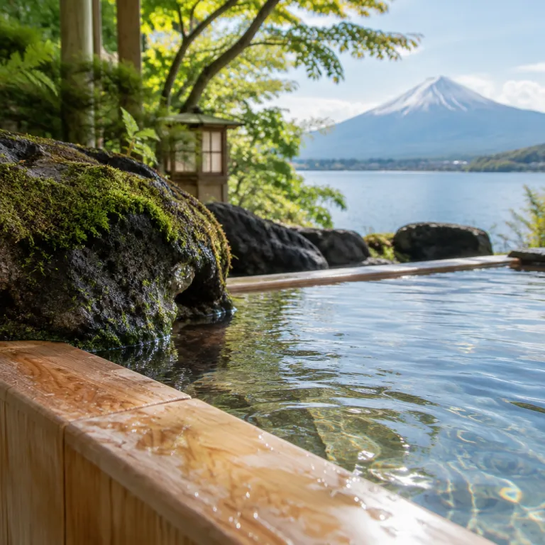 Ryokan Mt Fuji stays with serene lake views and refined hot springs