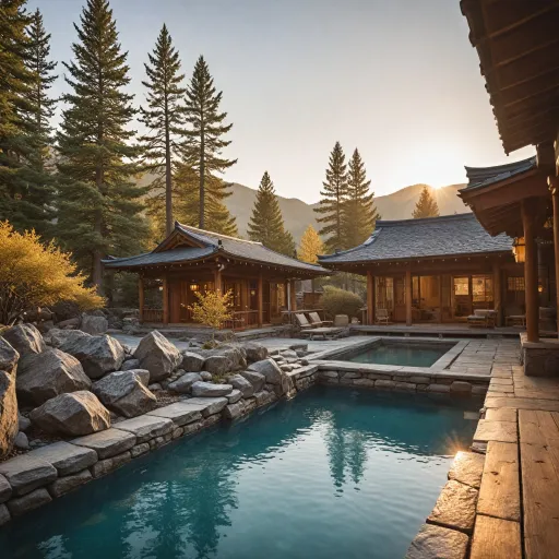 Elegant stays near the hot sulphur springs Colorado hotels and Japanese onsen retreats