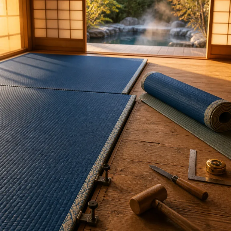 Washitsu floor covering that defines true Japanese hot spring luxury