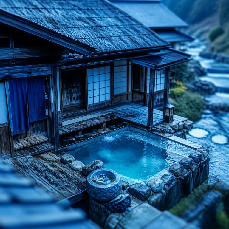 Japanese minka elegance for hot spring stays in rural Japan